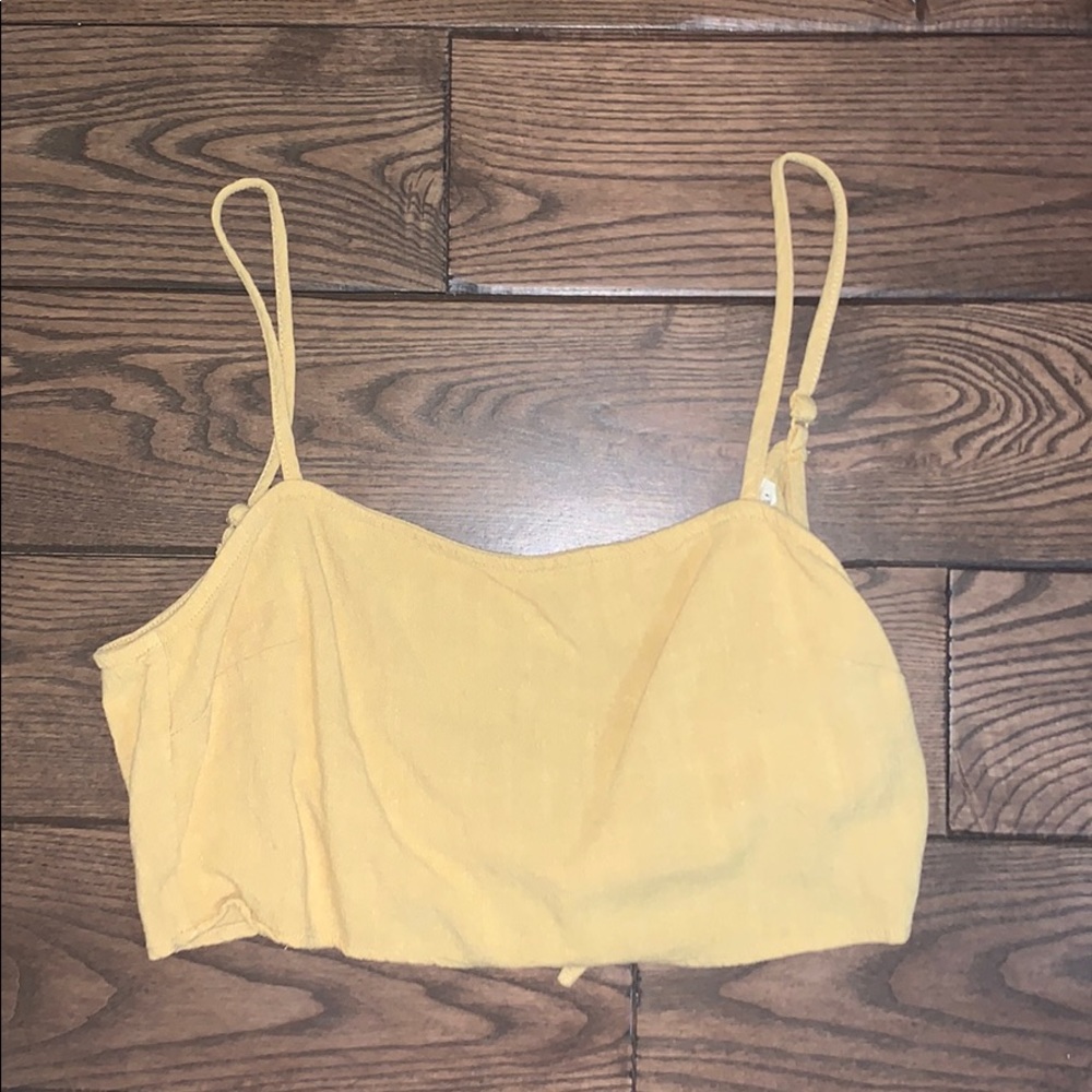 Pacsun Yellow Crop Top